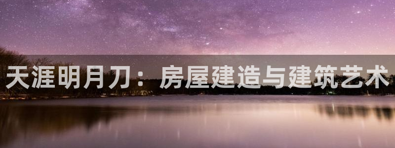 下载安信12：天涯明月刀：房屋建造与建筑艺术
