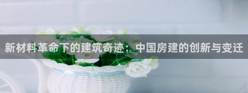 安信12官方下载：新材料革命下的建筑奇迹：中国房建的创新与变迁